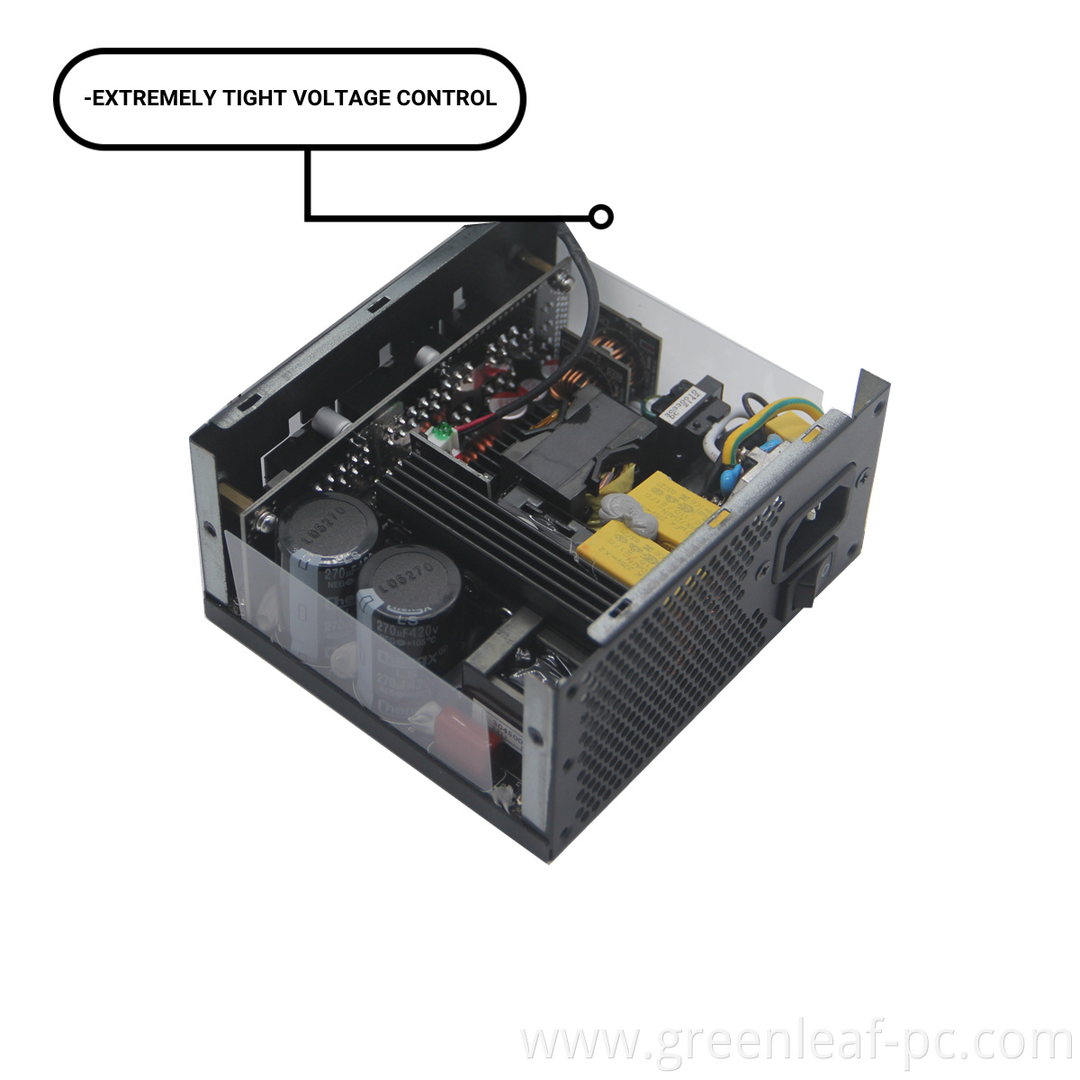 Green Leaf Fully Modular 80Plus Gold SFX PSU